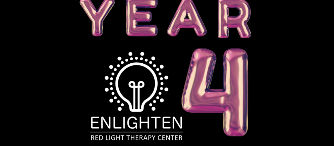 4 years at Enlighten Red Light Therapy Center! (Facebook Post (Landscape)) (Facebook Cover)
